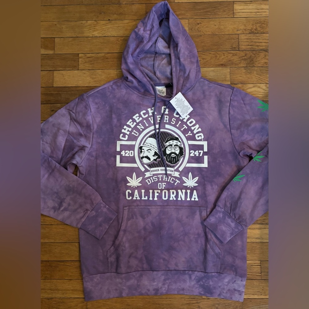 Brand new With Tags Purple Cheech & Chong Hoodie